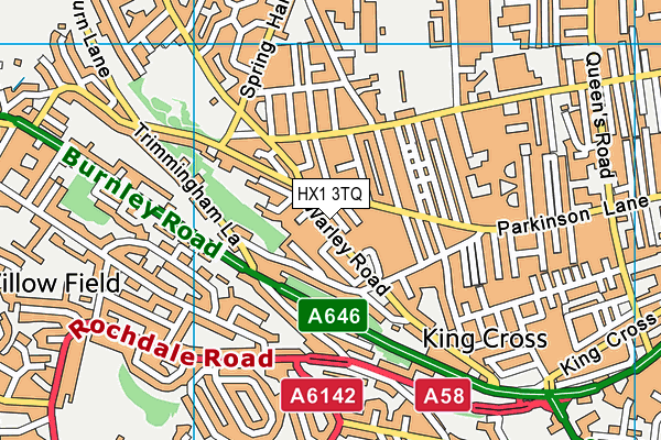 HX1 3TQ map - OS VectorMap District (Ordnance Survey) HX1 3TQ map - OS VectorMap District (Ordnance Survey)