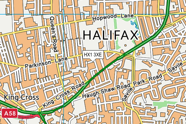 HX1 3XE map - OS VectorMap District (Ordnance Survey) HX1 3XE map - OS VectorMap District (Ordnance Survey)