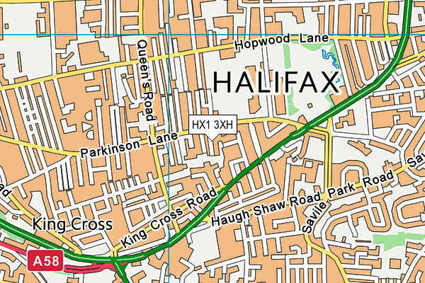 HX1 3XH map - OS VectorMap District (Ordnance Survey) HX1 3XH map - OS VectorMap District (Ordnance Survey)