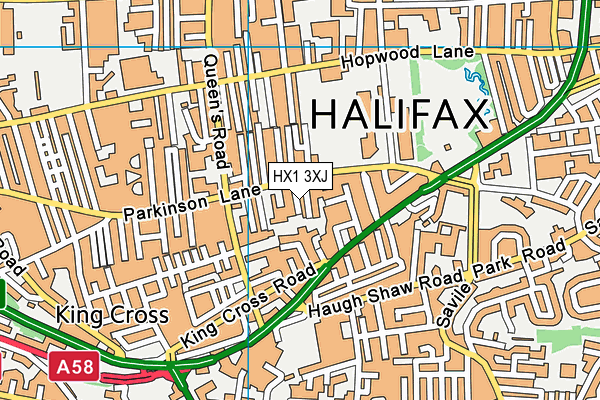 HX1 3XJ map - OS VectorMap District (Ordnance Survey) HX1 3XJ map - OS VectorMap District (Ordnance Survey)