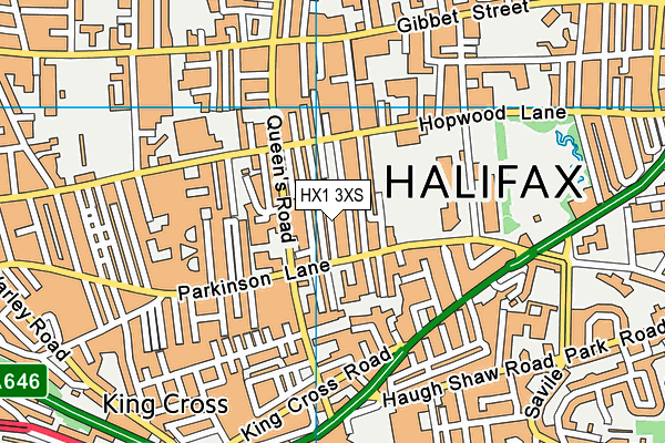 HX1 3XS map - OS VectorMap District (Ordnance Survey) HX1 3XS map - OS VectorMap District (Ordnance Survey)