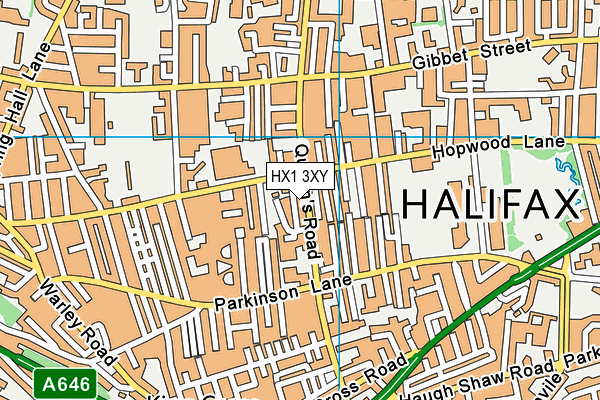 HX1 3XY map - OS VectorMap District (Ordnance Survey) HX1 3XY map - OS VectorMap District (Ordnance Survey)