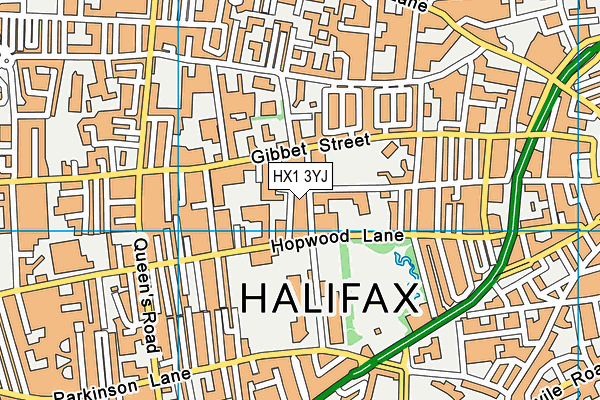 HX1 3YJ map - OS VectorMap District (Ordnance Survey) HX1 3YJ map - OS VectorMap District (Ordnance Survey)