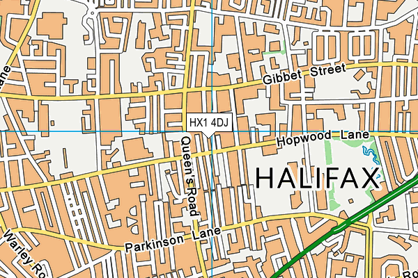 HX1 4DJ map - OS VectorMap District (Ordnance Survey) HX1 4DJ map - OS VectorMap District (Ordnance Survey)