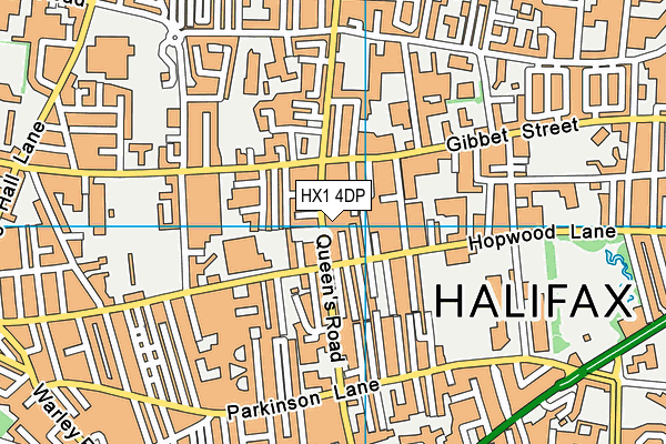 HX1 4DP map - OS VectorMap District (Ordnance Survey) HX1 4DP map - OS VectorMap District (Ordnance Survey)
