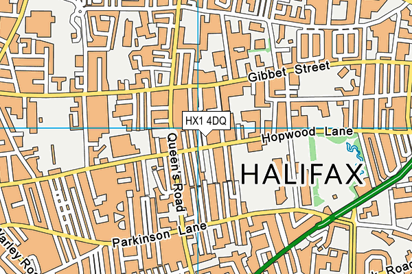HX1 4DQ map - OS VectorMap District (Ordnance Survey) HX1 4DQ map - OS VectorMap District (Ordnance Survey)