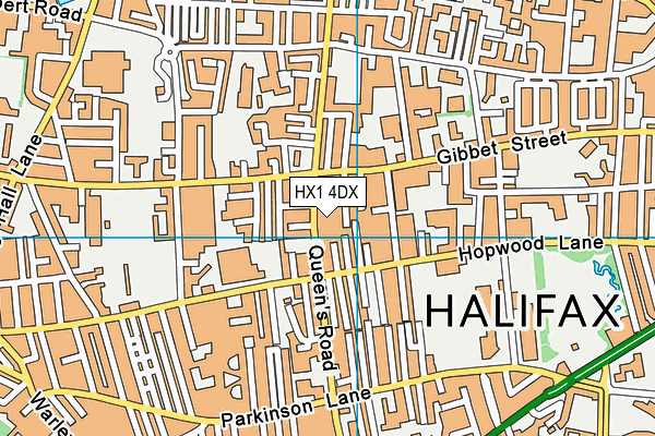 HX1 4DX map - OS VectorMap District (Ordnance Survey) HX1 4DX map - OS VectorMap District (Ordnance Survey)