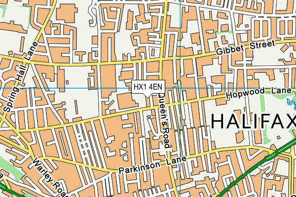 HX1 4EN map - OS VectorMap District (Ordnance Survey) HX1 4EN map - OS VectorMap District (Ordnance Survey)