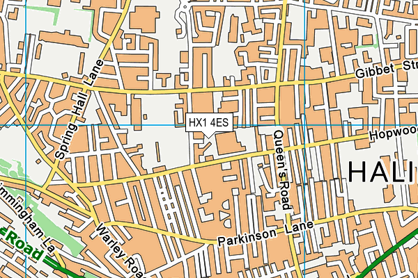 HX1 4ES map - OS VectorMap District (Ordnance Survey) HX1 4ES map - OS VectorMap District (Ordnance Survey)