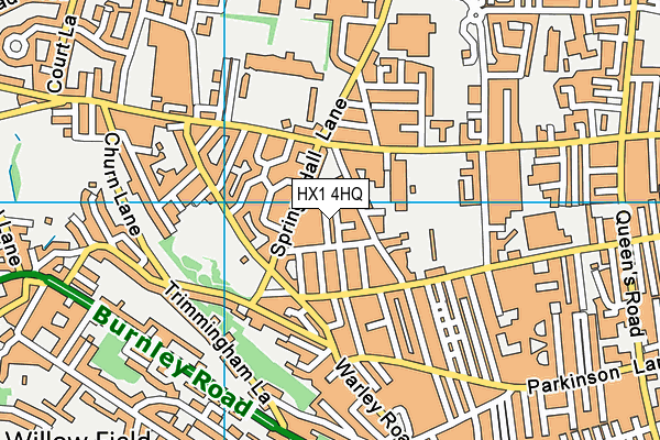 HX1 4HQ map - OS VectorMap District (Ordnance Survey) HX1 4HQ map - OS VectorMap District (Ordnance Survey)