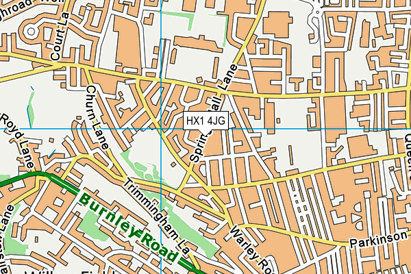 HX1 4JG map - OS VectorMap District (Ordnance Survey) HX1 4JG map - OS VectorMap District (Ordnance Survey)
