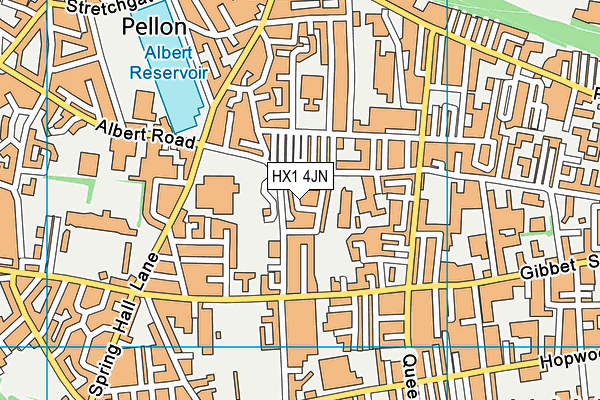 HX1 4JN map - OS VectorMap District (Ordnance Survey) HX1 4JN map - OS VectorMap District (Ordnance Survey)
