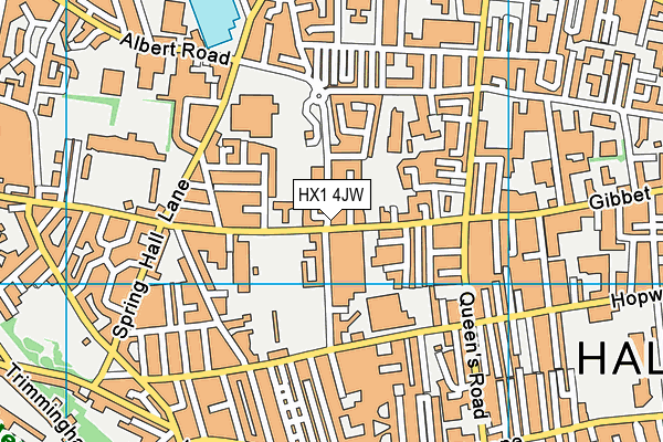 HX1 4JW map - OS VectorMap District (Ordnance Survey) HX1 4JW map - OS VectorMap District (Ordnance Survey)