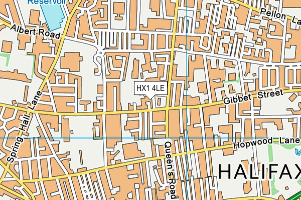 HX1 4LE map - OS VectorMap District (Ordnance Survey) HX1 4LE map - OS VectorMap District (Ordnance Survey)