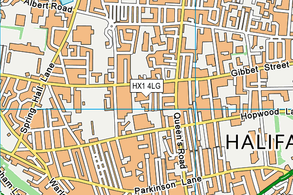 HX1 4LG map - OS VectorMap District (Ordnance Survey) HX1 4LG map - OS VectorMap District (Ordnance Survey)