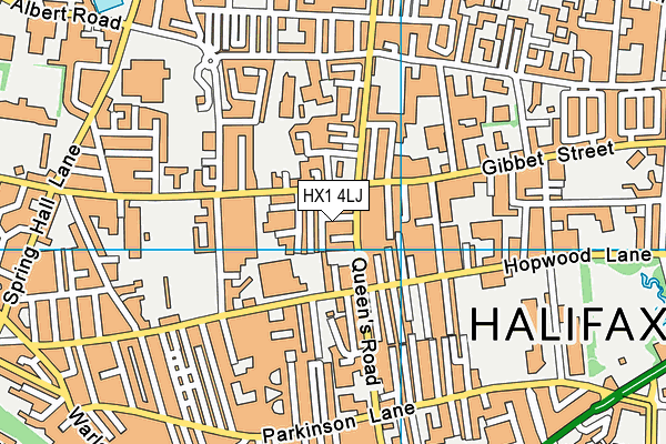 HX1 4LJ map - OS VectorMap District (Ordnance Survey) HX1 4LJ map - OS VectorMap District (Ordnance Survey)