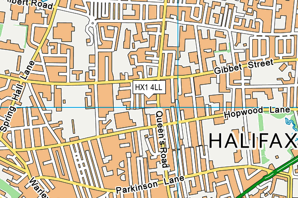 HX1 4LL map - OS VectorMap District (Ordnance Survey) HX1 4LL map - OS VectorMap District (Ordnance Survey)