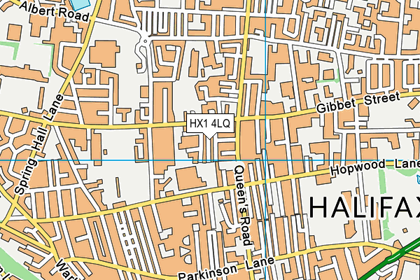 HX1 4LQ map - OS VectorMap District (Ordnance Survey) HX1 4LQ map - OS VectorMap District (Ordnance Survey)