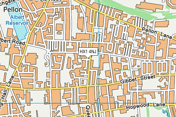 HX1 4NJ map - OS VectorMap District (Ordnance Survey) HX1 4NJ map - OS VectorMap District (Ordnance Survey)