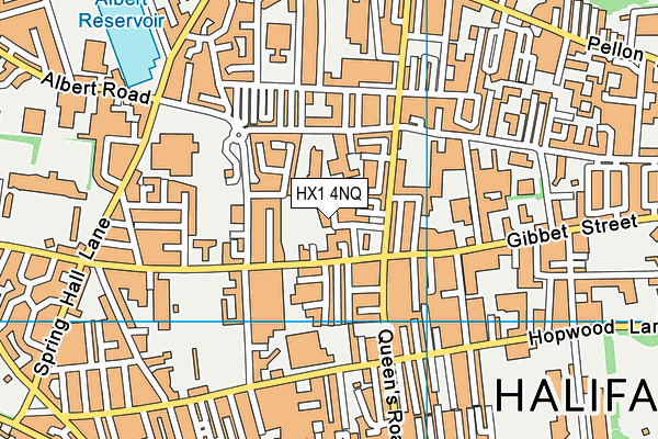 HX1 4NQ map - OS VectorMap District (Ordnance Survey) HX1 4NQ map - OS VectorMap District (Ordnance Survey)