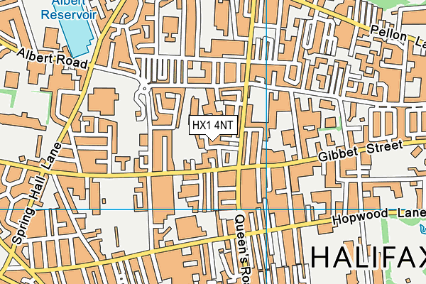 HX1 4NT map - OS VectorMap District (Ordnance Survey) HX1 4NT map - OS VectorMap District (Ordnance Survey)