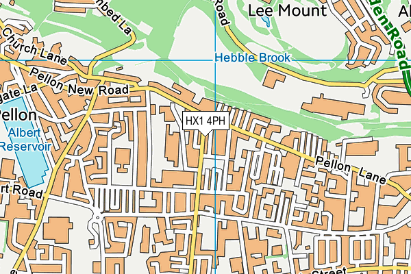 HX1 4PH map - OS VectorMap District (Ordnance Survey) HX1 4PH map - OS VectorMap District (Ordnance Survey)