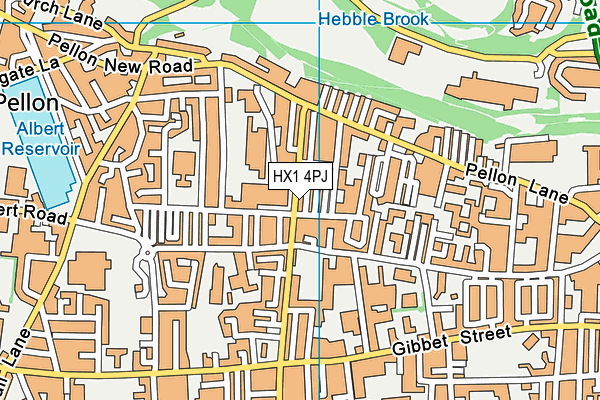 HX1 4PJ map - OS VectorMap District (Ordnance Survey) HX1 4PJ map - OS VectorMap District (Ordnance Survey)