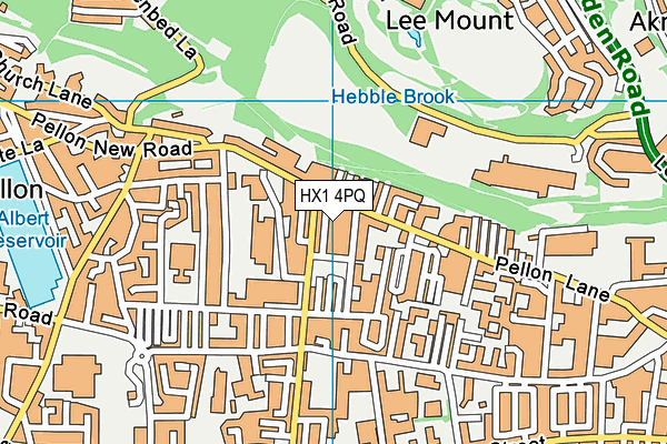 HX1 4PQ map - OS VectorMap District (Ordnance Survey) HX1 4PQ map - OS VectorMap District (Ordnance Survey)