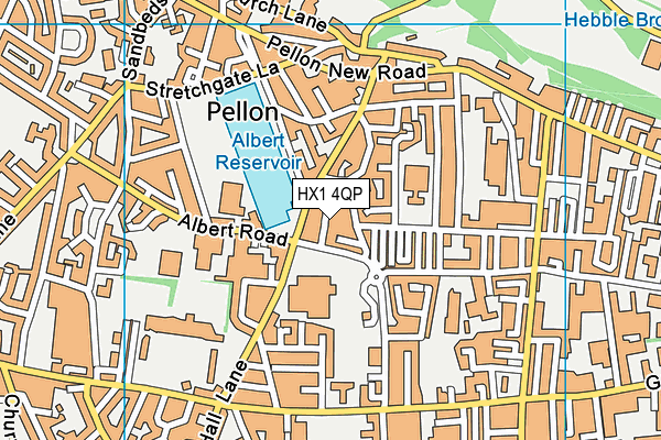 HX1 4QP map - OS VectorMap District (Ordnance Survey) HX1 4QP map - OS VectorMap District (Ordnance Survey)