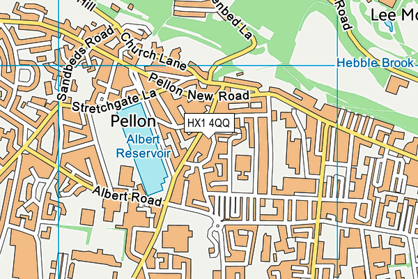 HX1 4QQ map - OS VectorMap District (Ordnance Survey) HX1 4QQ map - OS VectorMap District (Ordnance Survey)
