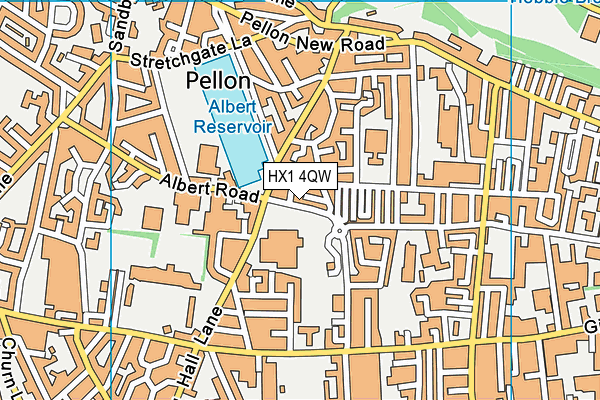 HX1 4QW map - OS VectorMap District (Ordnance Survey) HX1 4QW map - OS VectorMap District (Ordnance Survey)