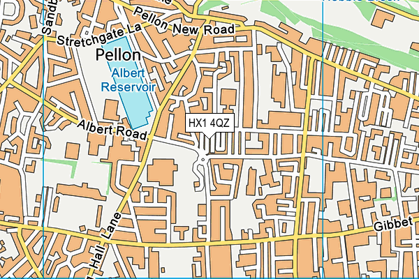 HX1 4QZ map - OS VectorMap District (Ordnance Survey) HX1 4QZ map - OS VectorMap District (Ordnance Survey)