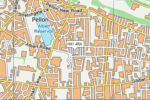 HX1 4RA map - OS VectorMap District (Ordnance Survey) HX1 4RA map - OS VectorMap District (Ordnance Survey)