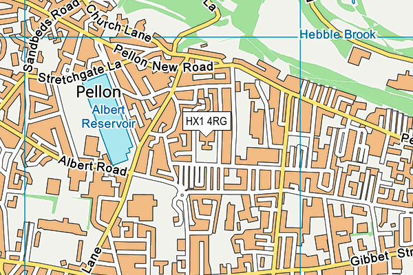 HX1 4RG map - OS VectorMap District (Ordnance Survey) HX1 4RG map - OS VectorMap District (Ordnance Survey)