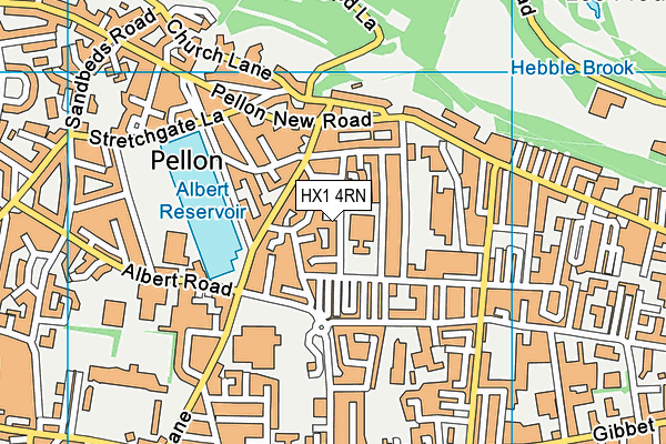 HX1 4RN map - OS VectorMap District (Ordnance Survey) HX1 4RN map - OS VectorMap District (Ordnance Survey)