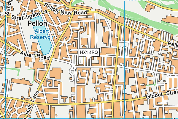HX1 4RQ map - OS VectorMap District (Ordnance Survey) HX1 4RQ map - OS VectorMap District (Ordnance Survey)