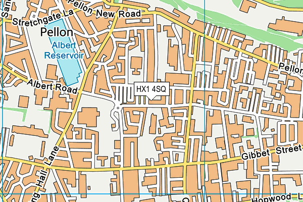 HX1 4SQ map - OS VectorMap District (Ordnance Survey) HX1 4SQ map - OS VectorMap District (Ordnance Survey)