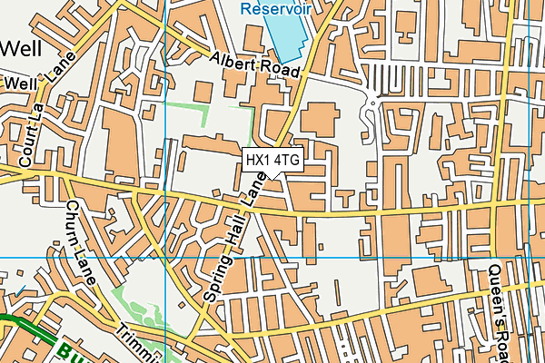 HX1 4TG map - OS VectorMap District (Ordnance Survey) HX1 4TG map - OS VectorMap District (Ordnance Survey)