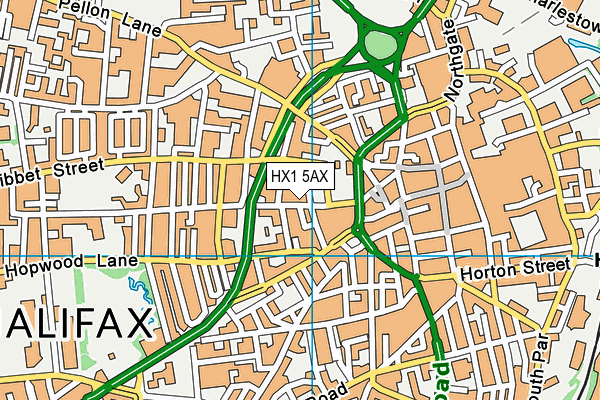 HX1 5AX map - OS VectorMap District (Ordnance Survey) HX1 5AX map - OS VectorMap District (Ordnance Survey)