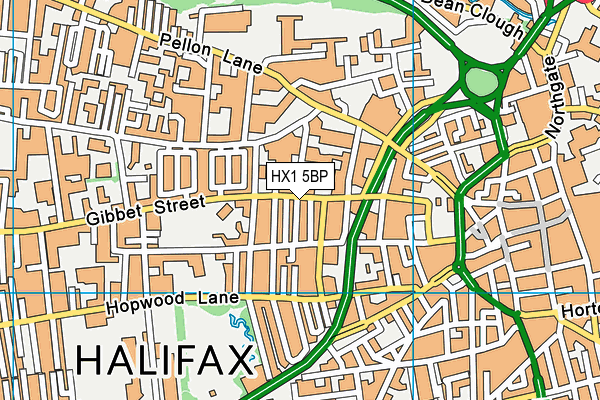 HX1 5BP map - OS VectorMap District (Ordnance Survey) HX1 5BP map - OS VectorMap District (Ordnance Survey)
