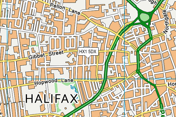 HX1 5DX map - OS VectorMap District (Ordnance Survey) HX1 5DX map - OS VectorMap District (Ordnance Survey)