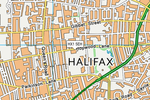 HX1 5EH map - OS VectorMap District (Ordnance Survey)