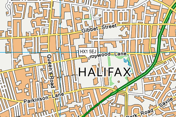 HX1 5EJ map - OS VectorMap District (Ordnance Survey)
