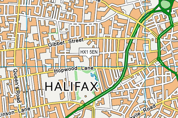 HX1 5EN map - OS VectorMap District (Ordnance Survey)