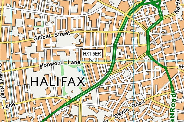 HX1 5ER map - OS VectorMap District (Ordnance Survey) HX1 5ER map - OS VectorMap District (Ordnance Survey)