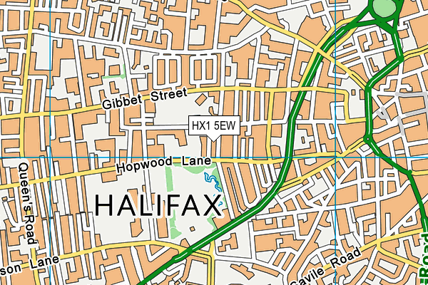 HX1 5EW map - OS VectorMap District (Ordnance Survey) HX1 5EW map - OS VectorMap District (Ordnance Survey)