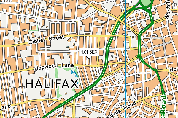HX1 5EX map - OS VectorMap District (Ordnance Survey) HX1 5EX map - OS VectorMap District (Ordnance Survey)