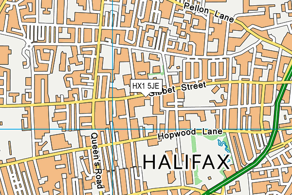 HX1 5JE map - OS VectorMap District (Ordnance Survey) HX1 5JE map - OS VectorMap District (Ordnance Survey)