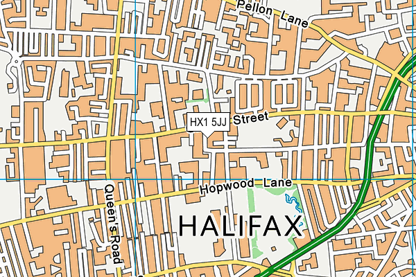 HX1 5JJ map - OS VectorMap District (Ordnance Survey) HX1 5JJ map - OS VectorMap District (Ordnance Survey)