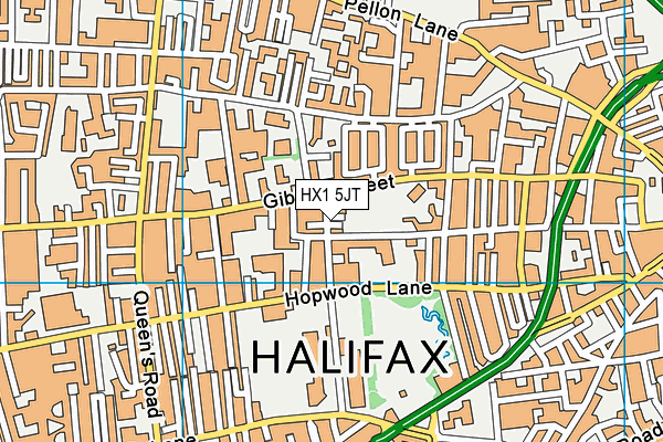 HX1 5JT map - OS VectorMap District (Ordnance Survey) HX1 5JT map - OS VectorMap District (Ordnance Survey)